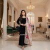 Oc 232 Viscose Velvet Embroidery Work Top With Sharara Dupatta Wholesale In India